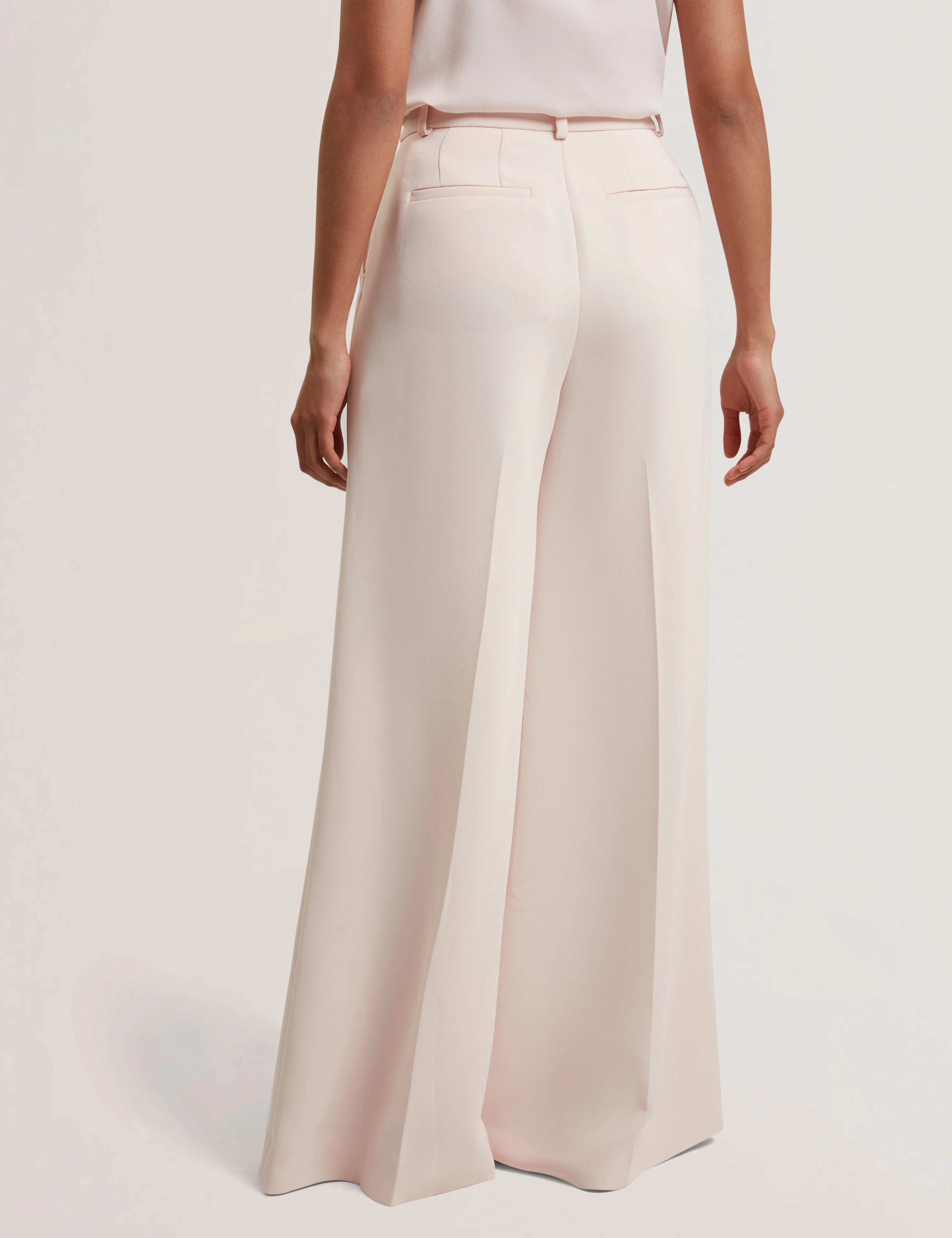 Tragat Tailored Wide Leg Trouser Pl-Pink - Image 5