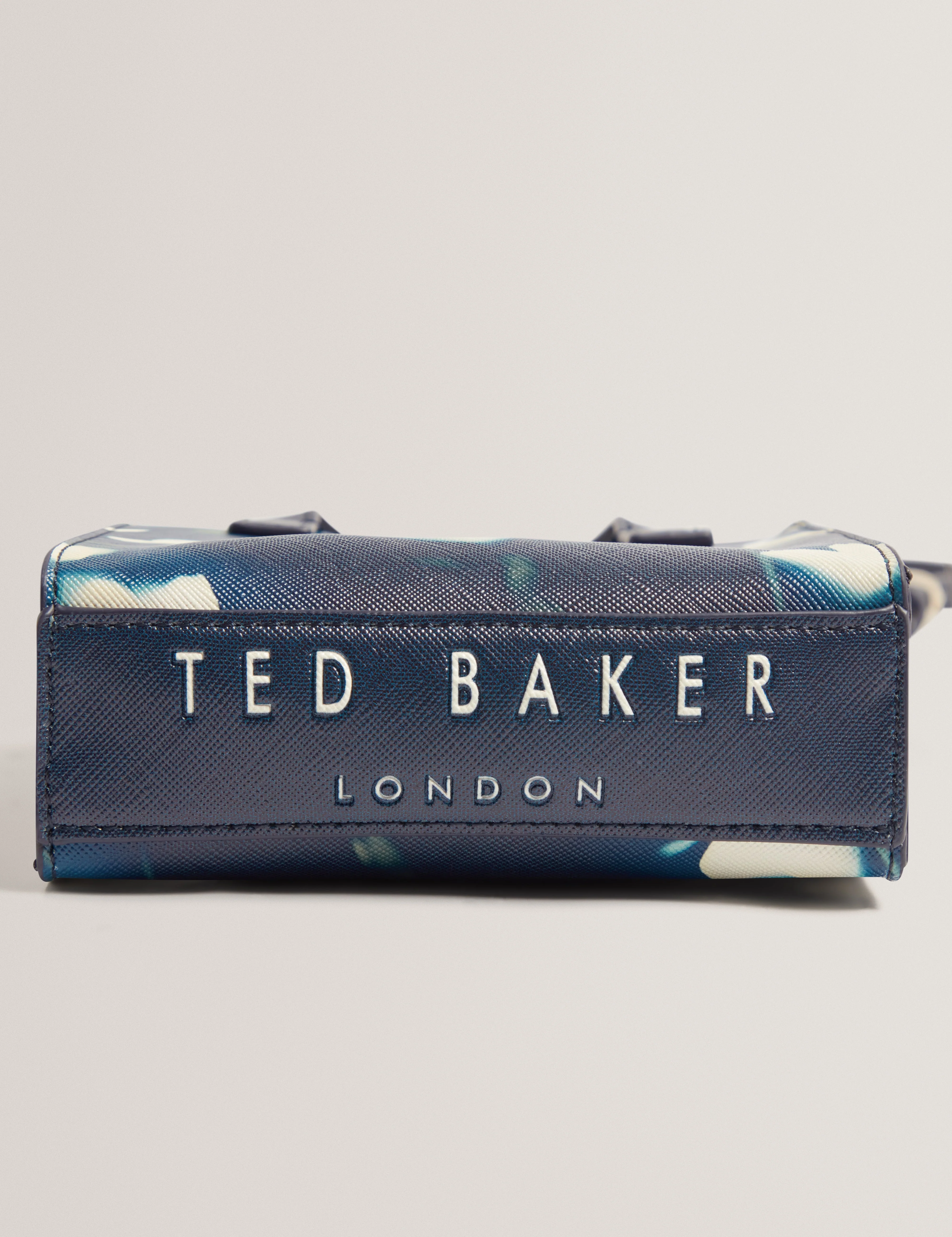 Tualipa Nano Tulip Print Icon Bag Navy - Image 2