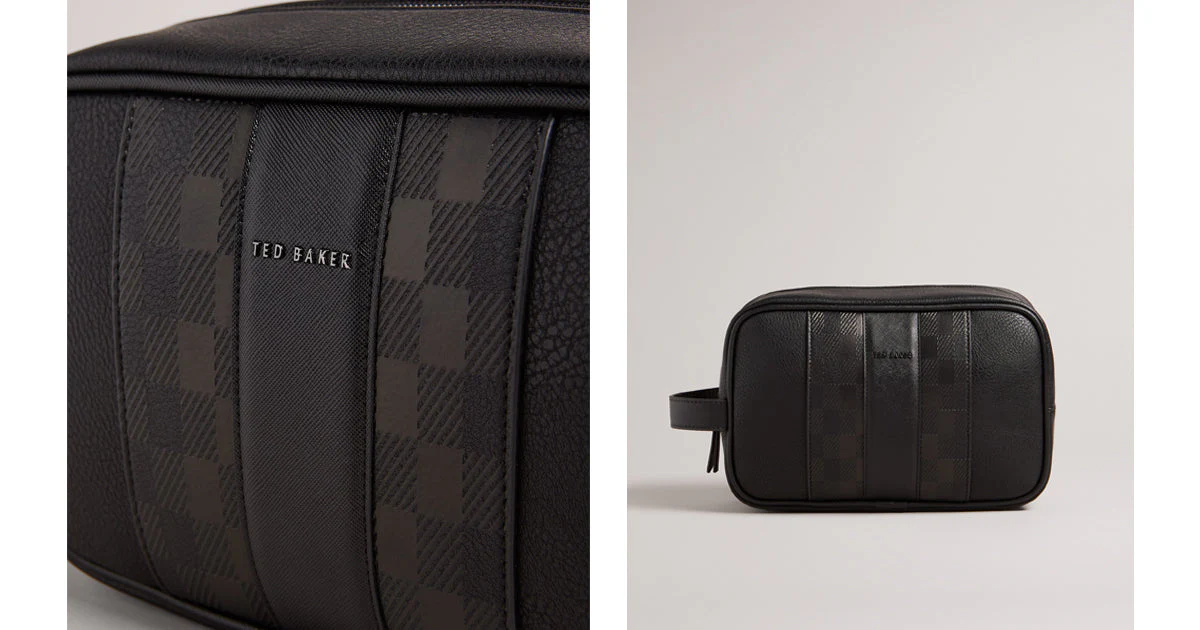 Waydee House Check Pu Washbag - Image 5