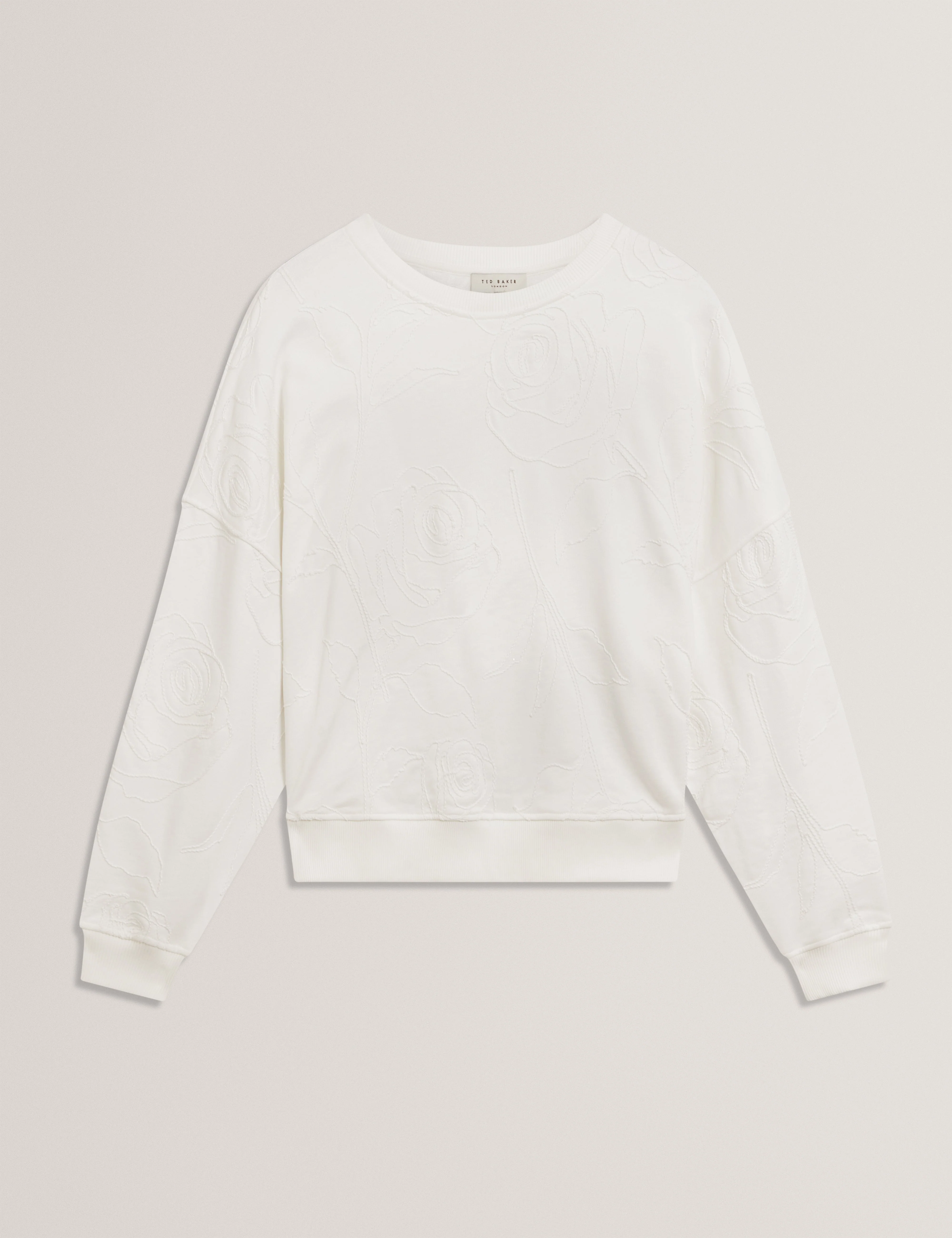 Zeppie Printed Sweatshirt Ivory - Image 7